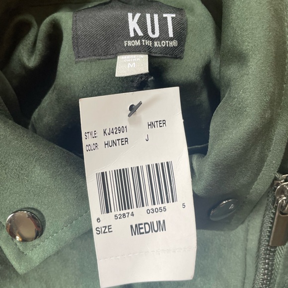 NWT Kut from the Kloth Emma Faux Suede Moto Jacket - Picture 8 of 11